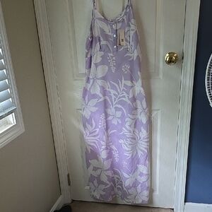 Floral Lavender Maxi Dress